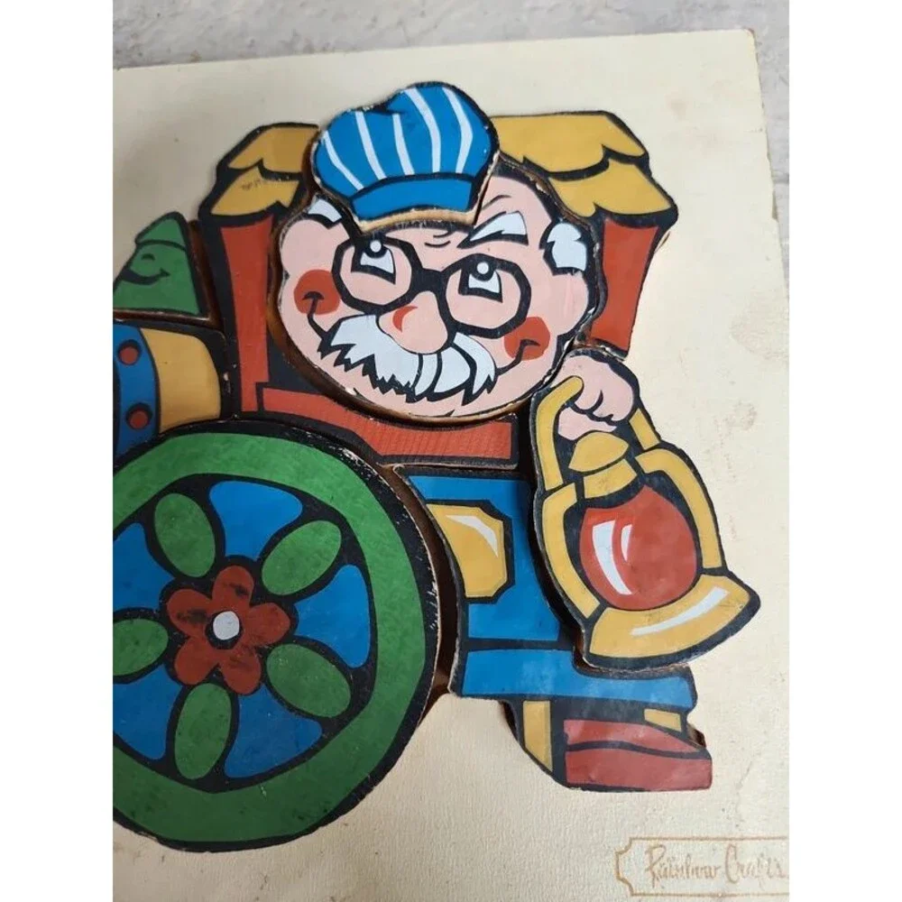 Rainbow crafts wooden puzzle